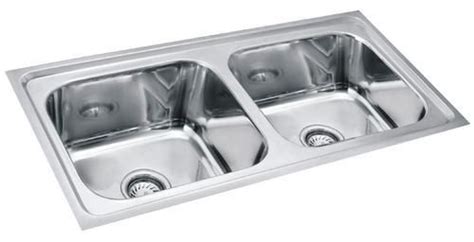 Stainless Steel Double Bowl Kitchen Sinks Inch X Inch Id