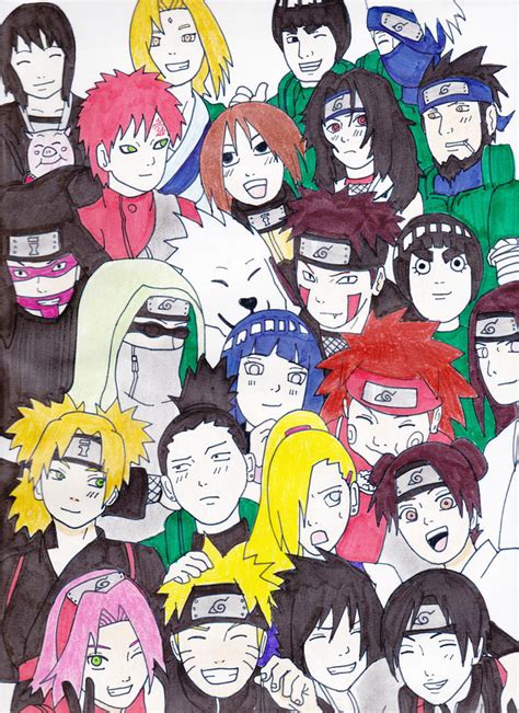 Naruto Shippuden Characters by kekegenkai1 on DeviantArt