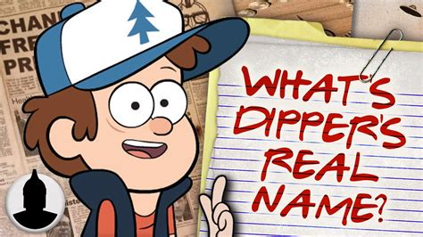 What Is Dippers Real Name Gravity Falls Cartoon Conspiracy Ep