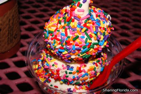 Picture Of Vanilla Ice Cream With Rainbow Sprinkles Flickr