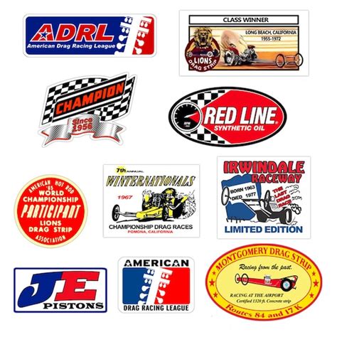 Drag Racing Decals