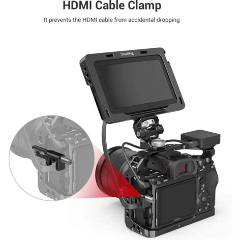 Smallrig Abrazadera De Cable Hdmi Clamp Para Cage A Iii A R Iii