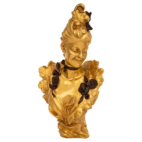 French 19th Century Louis XVI St Belle Époque Period Ormolu Statue For