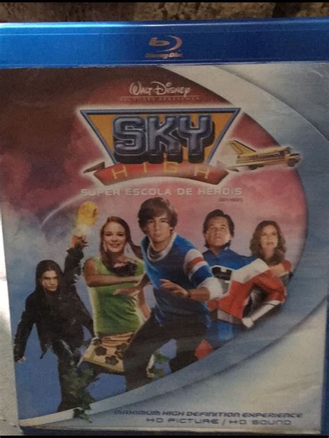 Blu Ray Sky High Super Escola de Heróis Filme e Série Disney