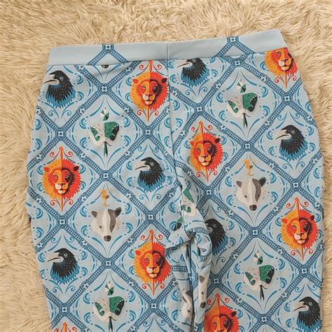 Blackmilk Harry Potter House Mascots Cuffed Pants Bla Gem