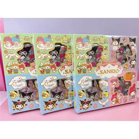 Jual 100 Lembar Stiker Lucu 2D Sanrio Karakter Kuromi Momo Frozen Dll