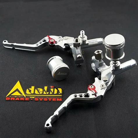 Cnc Silver Orange Aluminium Upgrade 7 8 E Bike Brake Clutch Levers