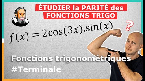 La PARITÉ de fonctions trigo par le CALCUL Exercice Corrigé