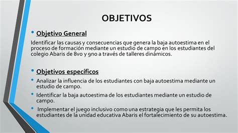 Incidencia De La Baja Autoestima En Los Estudiantes De 8vo Y 9no De La