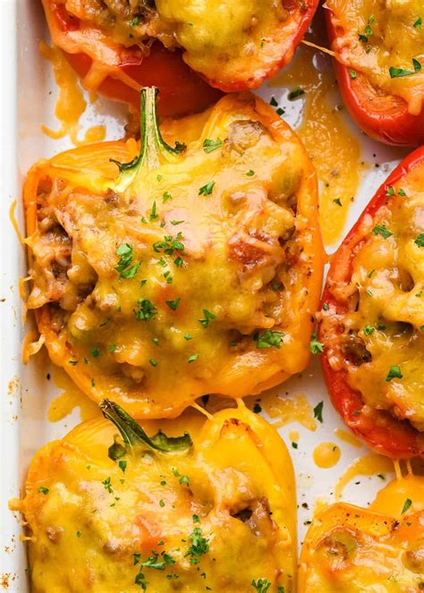 Stuffed Peppers Recipe - JoyFoodSunshine