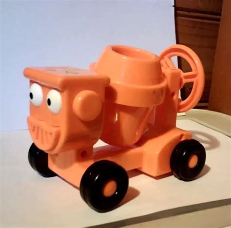 Bob The Builder Friction Wheeled Dizzy With Cement Mixer That Can Be Turned Eur 19 07 Picclick Fr