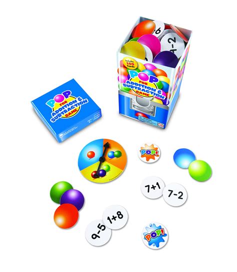 Learning Resources Pop For Addition And Subtraction Math Game And Pop For