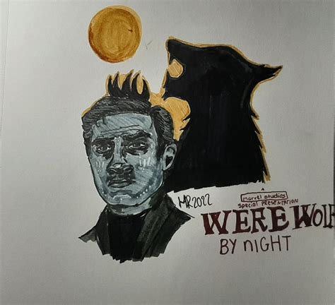 My Version of the Werewolf By Night Promo Poster by artsysarcasticwolf ...