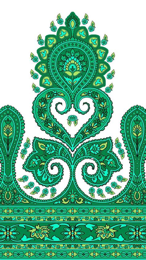 Pin By Leslie Lafoon On Color Wheel Digital Borders Design Paisley