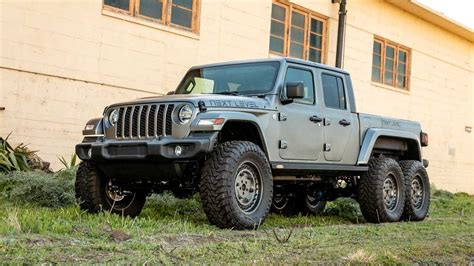 Picape Jeep Gladiator ganha versão de seis rodas Motor Action Brasil