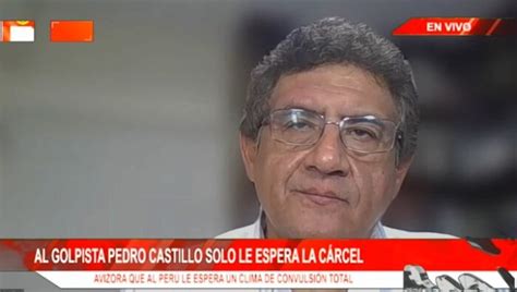 Al golpista Pedro Castillo solo le espera la cárcel SOLTV PERU