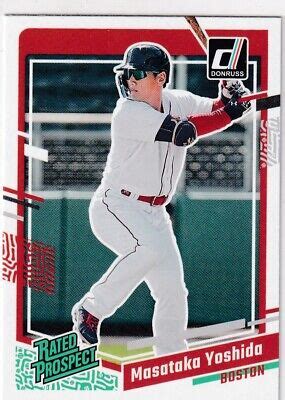 2023 DONRUSS RATED PROSPECT RC MASATAKA YOSHIDA BOSTON RED SOX ROOKIE