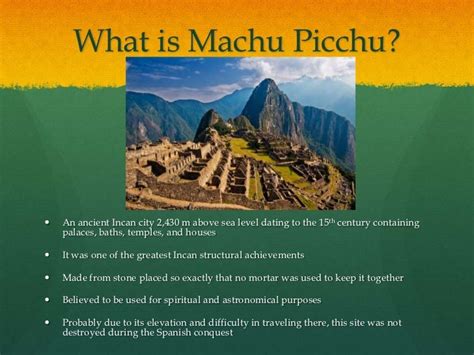 The "Discovery" of Machu Picchu