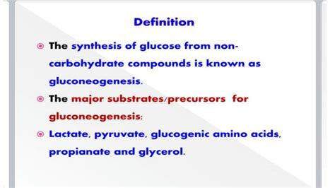 SOLUTION: Gluconeogenesis and regulation - Studypool