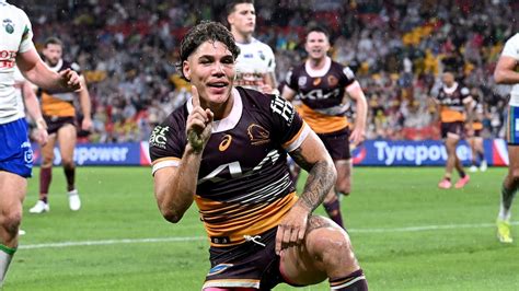 Reece Walsh Does Sketchs ‘whats Up Brother Celebration As Broncos