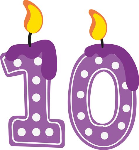 10 Number Png Images Transparent Background Png Play