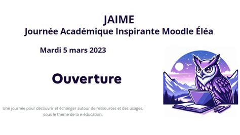 Jaime L A Ouverture De La Journ E Num Rique Ducatif