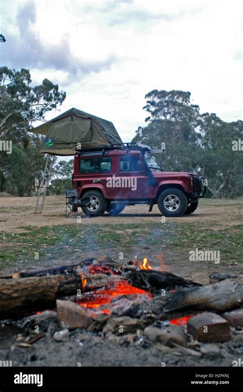 wilderness camping in the Australian forest Stock Photo - Alamy