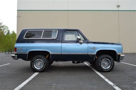 1987 Chevy Blazer K5 Silverado 2 Door 4x4 5 7 V8 Only 94 039 Original