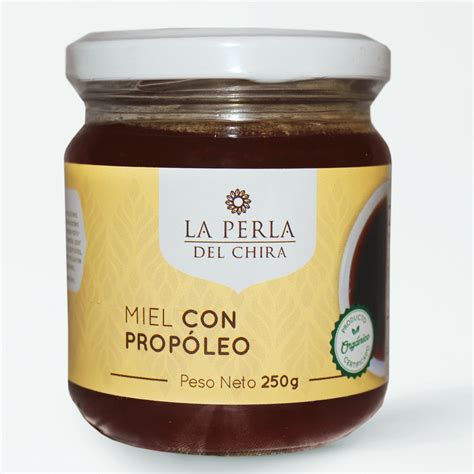 Miel con Propóleo Orgánico 250gr La Perla del Chira Tienda Online