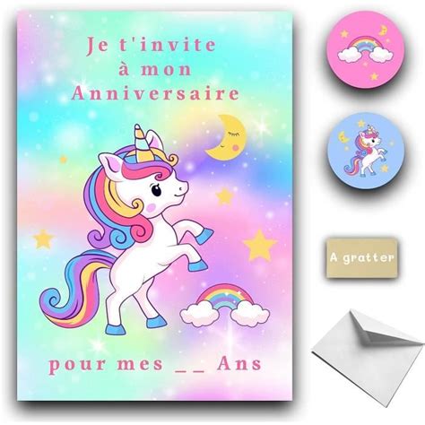 Rxlite Nouveaute Kit Creatif De Cartes D Invitation Anniire A