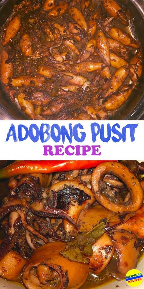 Adobong pusit recipe squid adobo – Artofit