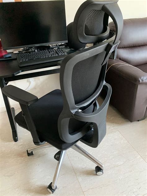 Ergonomic Office Chair, Furniture & Home Living, Furniture, Chairs on Carousell