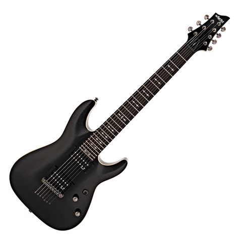 Schecter Omen 7 Black At Gear4music