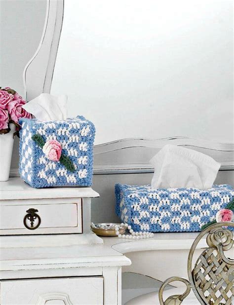 25 Free Crochet Tissue Box Cover Patterns DIY Crafts