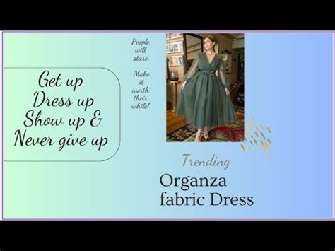 Ki Famous Organza Dress No Matter How You Feel Get Up Dress Up