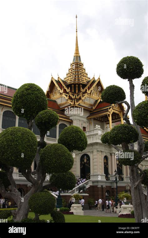 The Grand Palace Chakri Mahaprasad Hall Kings Palace Bangkok Stock