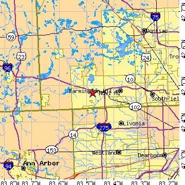 Novi, Michigan (MI) ~ population data, races, housing & economy