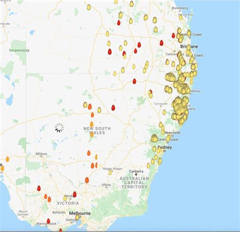 Australia bushfire map: 'Catastrophic' threat mapped as a statewidel ...