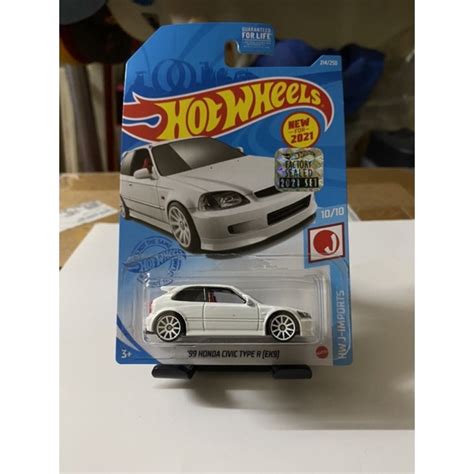 Hot Wheels Factory Sealed HONDA CIVIC TYPE R EK White
