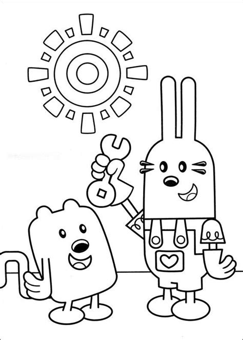 Desenhos Para Colorir Wow Wow Wubbzy Desenhos Para Colorir