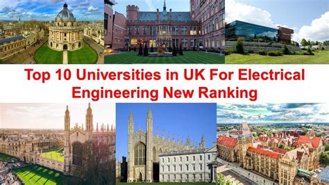 Top 10 UNIVERSITIES IN UK FOR ELECTRICAL ENGINEERING New Ranking YouTube