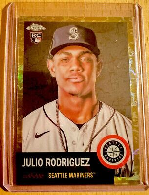 Julio Rodriguez 2022 Topps Chrome Platinum 171 Platinum Toile Cream