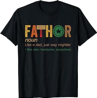 Fathor Noun Like A Dad Just Way Mightier T Shirt Walmart