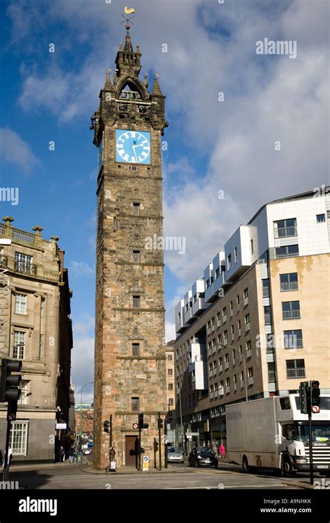 The Tolbooth Clock Tower Trongate Merchant City Glasgow Scotland