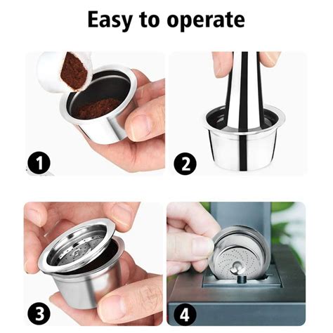 For Verismo K FEE CBTL Refillable Coffee Capsule Pod Filter Stainless