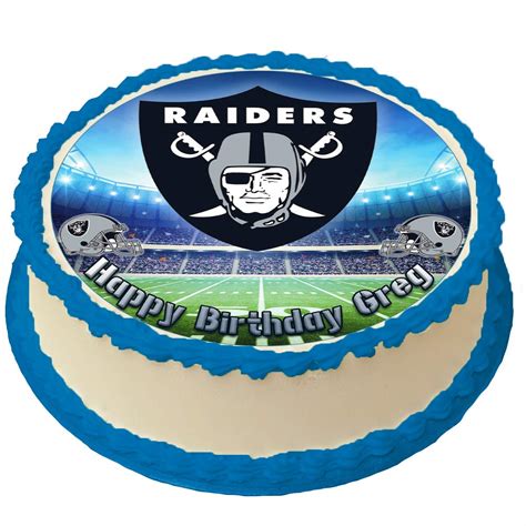 Happy Birthday Raiders Cake