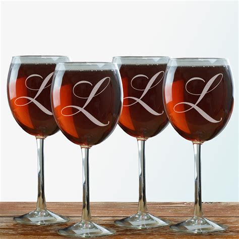 Engraved Red Wine Glass Set Tsforyounow