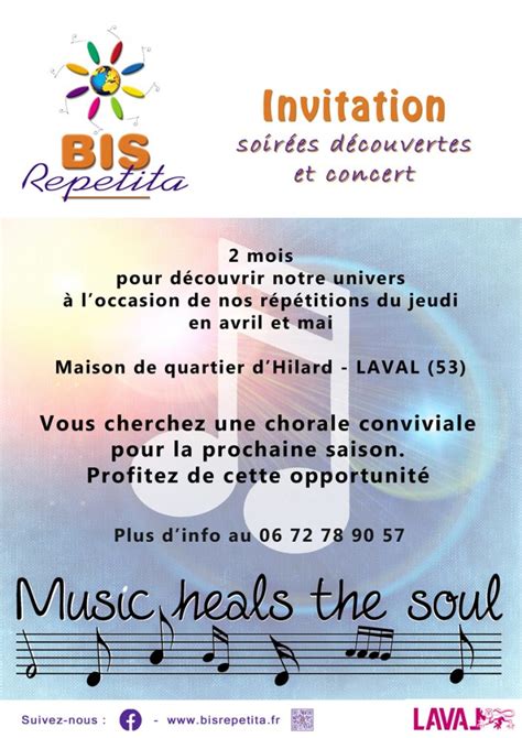 Soir Es D Couvertes Et Concert Chorale Bis Repetita Chants Du Monde