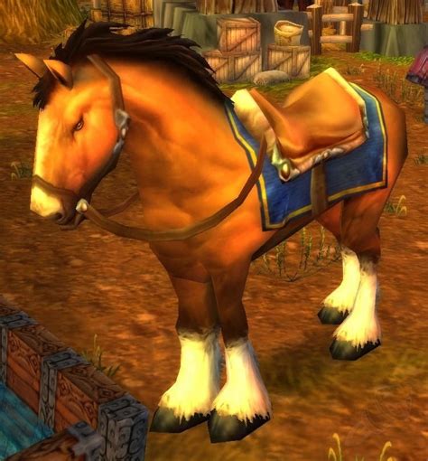 Brown Horse Npc World Of Warcraft