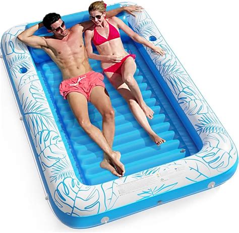 Amazon Inflatable Tanning Pool Lounger Float Jasonwell 4 In 1